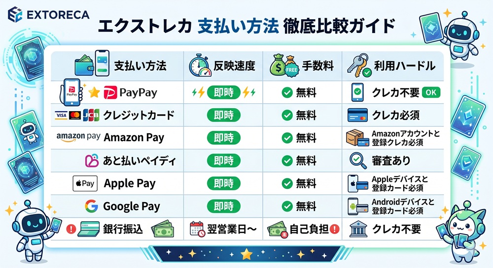 エクストレカ 銀行振込 反映
