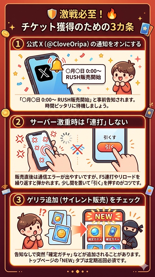 clove クローブオリパ rush ラッシュ