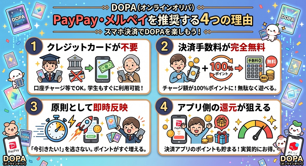 DOPA 決済方法