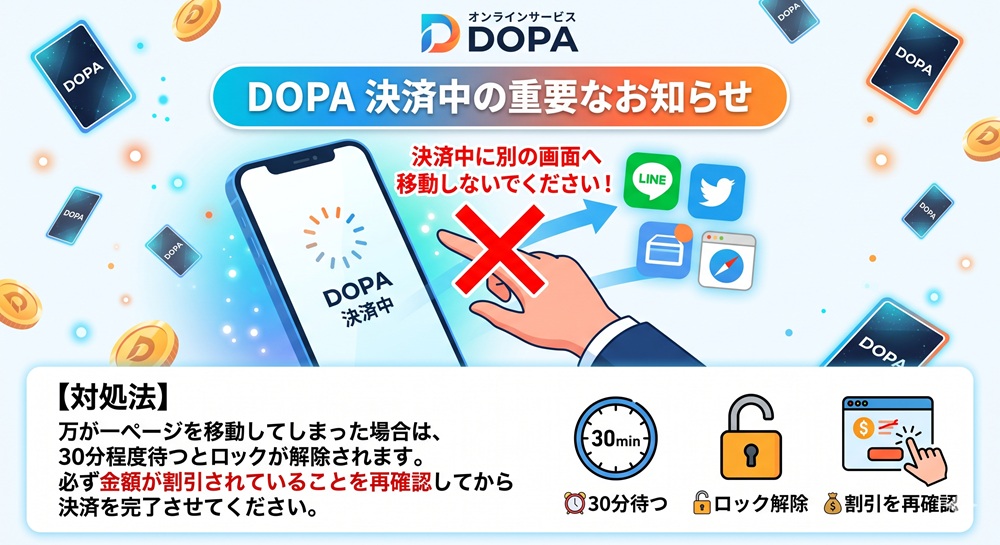 DOPA 決済方法
