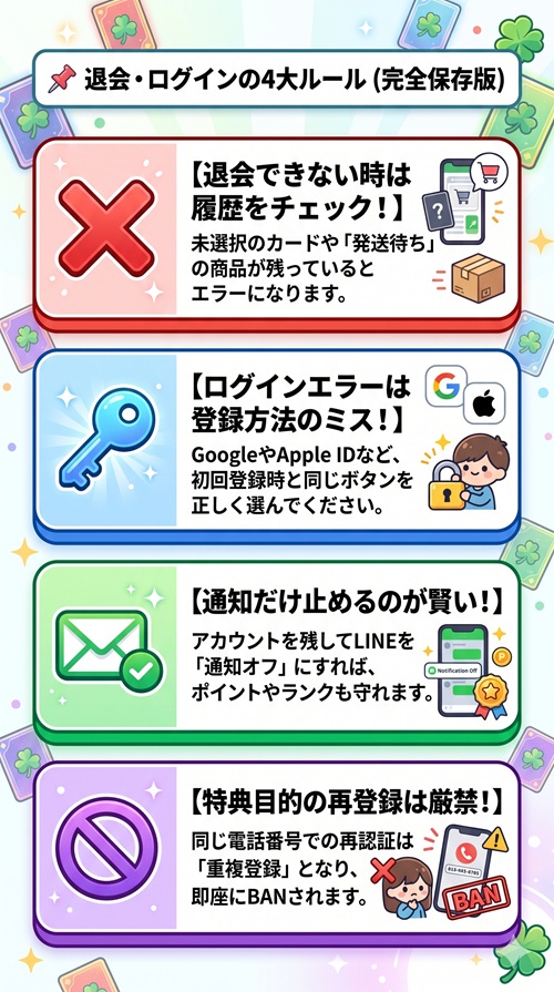 clove オリパ 退会