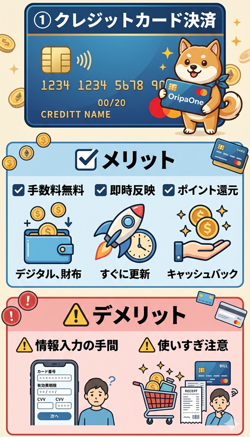 オリパワン 支払い方法 チャージ 料金 paypay 裏技