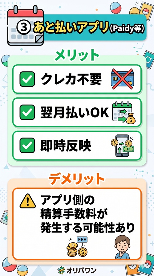 オリパワン 支払い方法 チャージ 料金 paypay 裏技