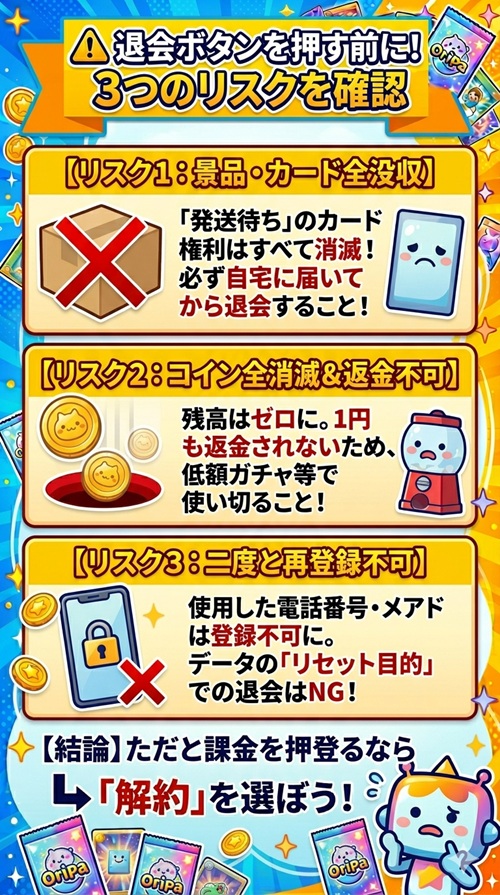 オリパワン 退会 解約