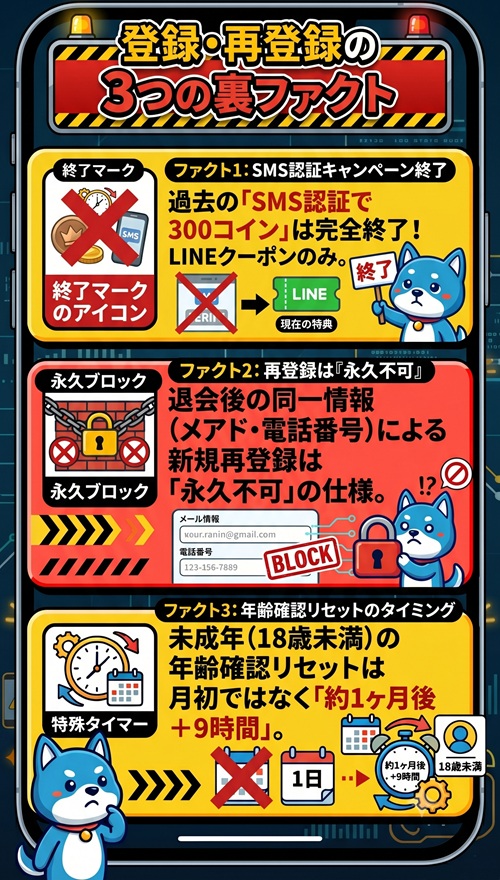 オリパワン 登録 ログイン line連携 SMS認証