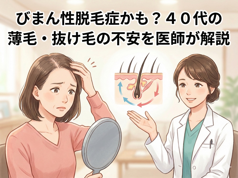 びまん性脱毛症