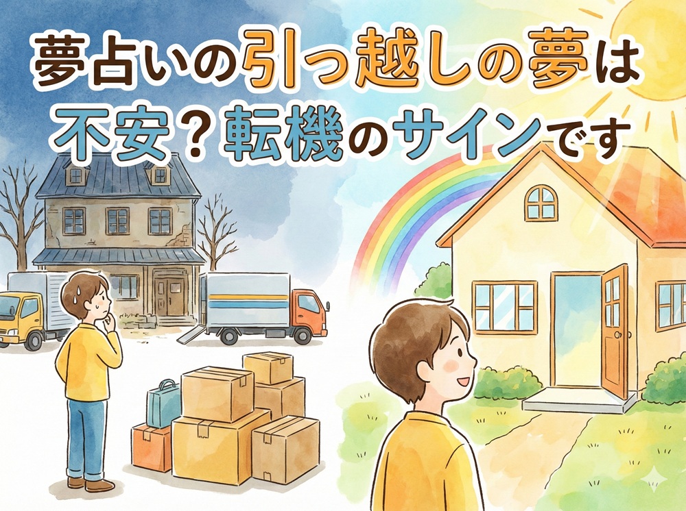 夢占い 引っ越し