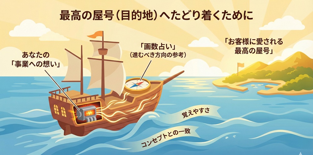 商売繁盛 屋号 画数占い