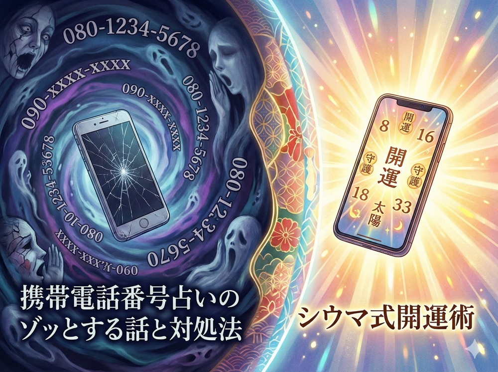 携帯電話番号占い ゾッとする話