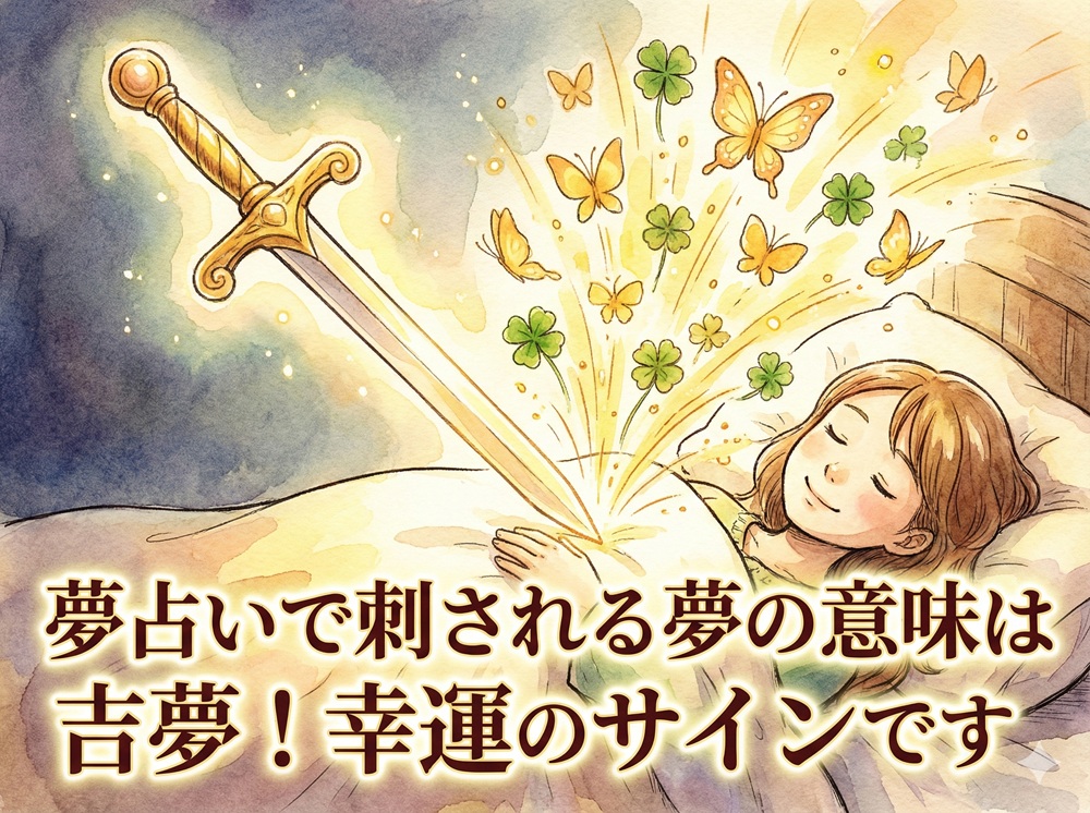 夢占い 刺される