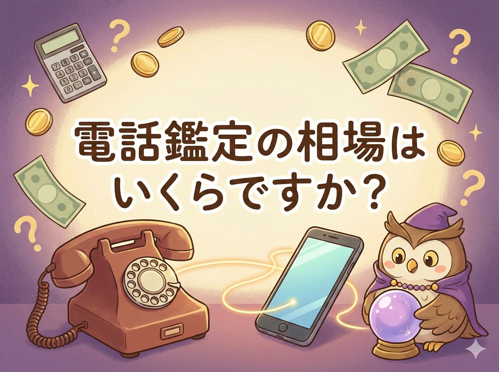電話鑑定の相場はいくらですか？