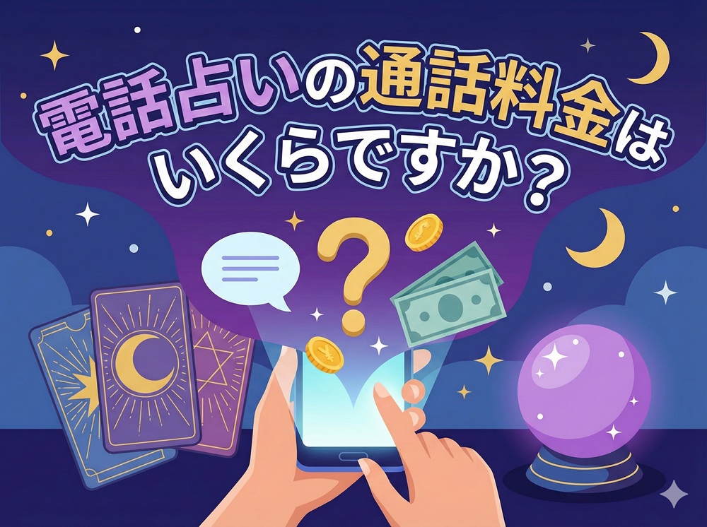 電話占いの通話料金はいくらですか？