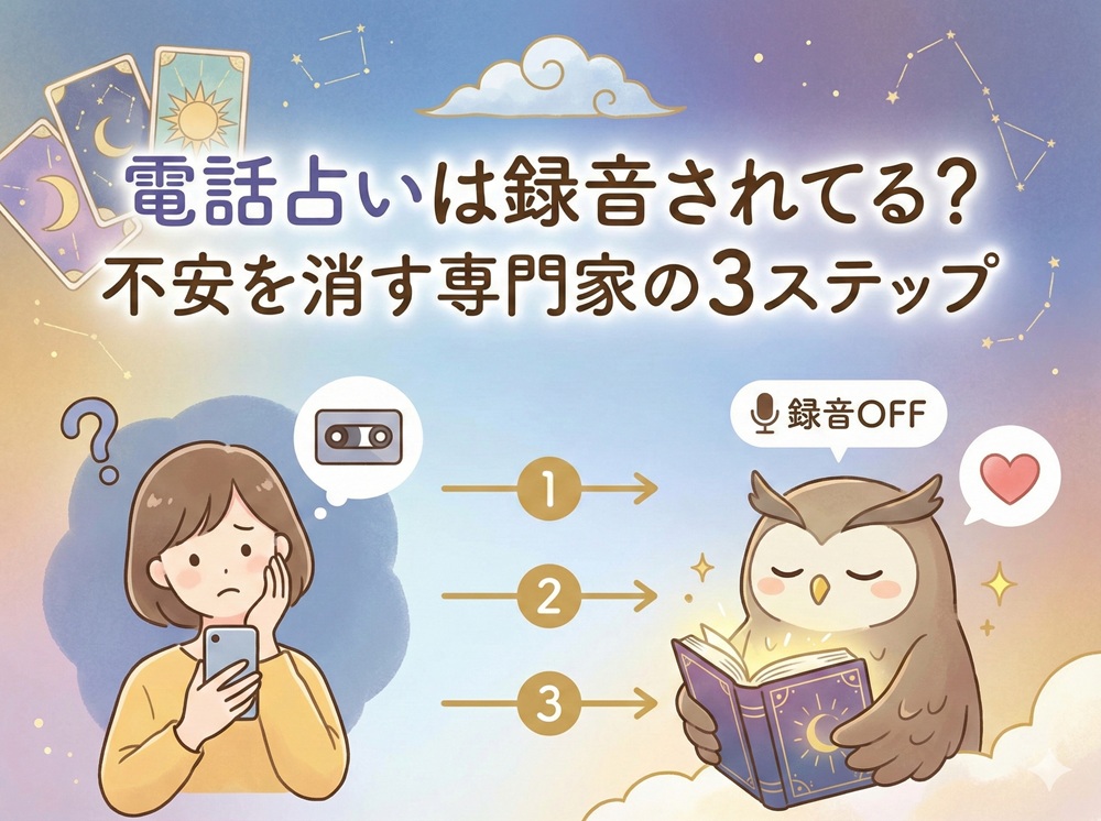 電話占い 録音 され てる