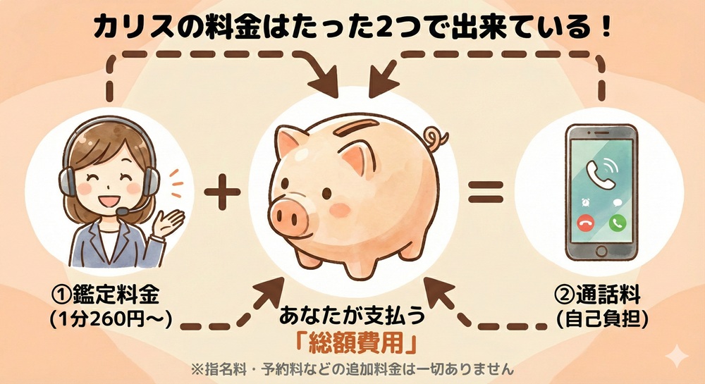 カリスの電話料金はいくらですか？