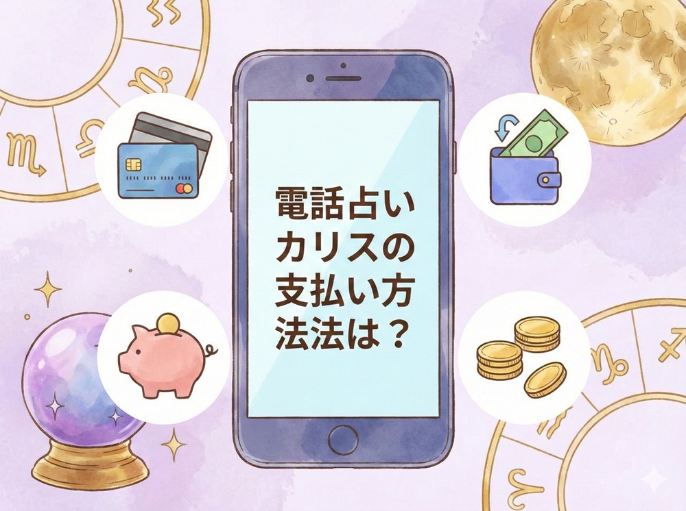 電話占いカリスの支払い方法は？