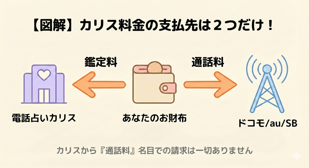 カリスの通話料はいくらですか？