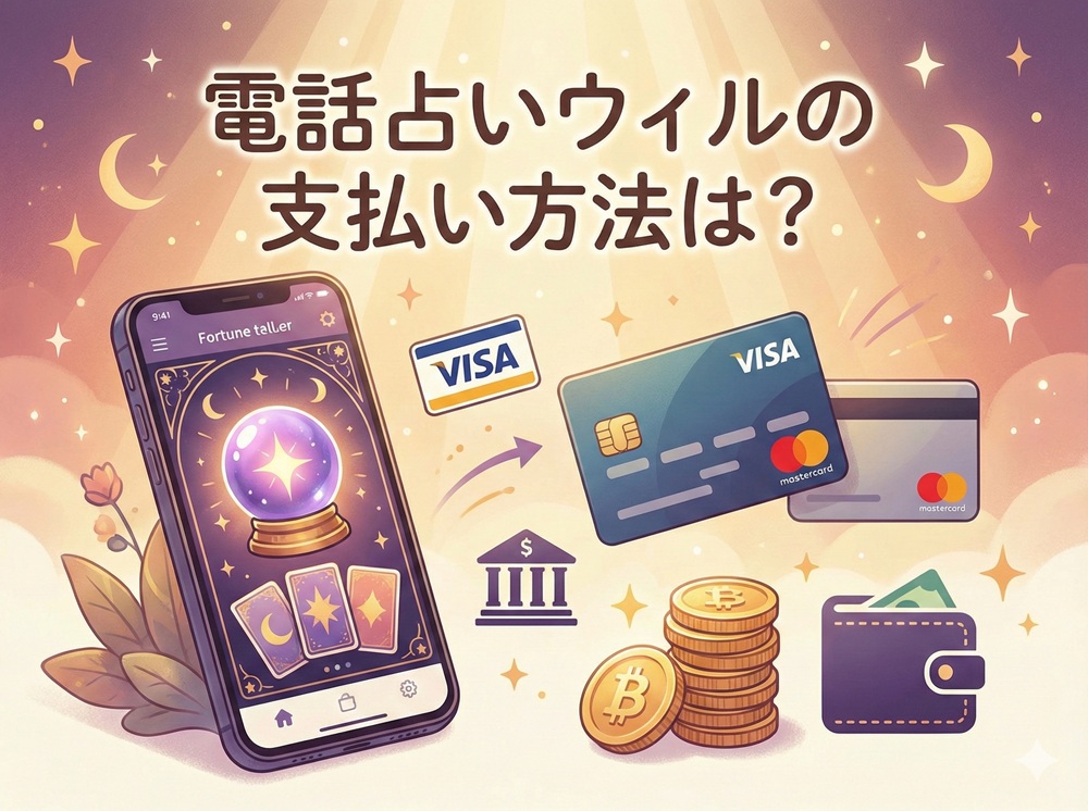 ウィル占いの支払い方法は？
