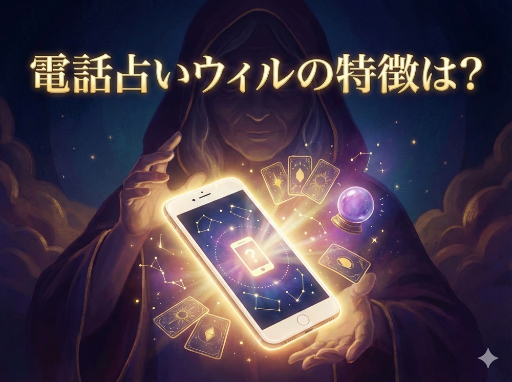 電話占いウィルの特徴は？