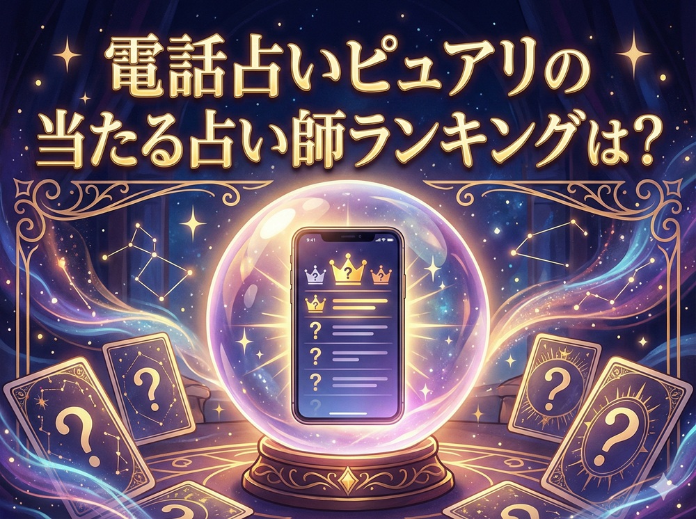 電話占いピュアリの当たる占い師ランキングは？