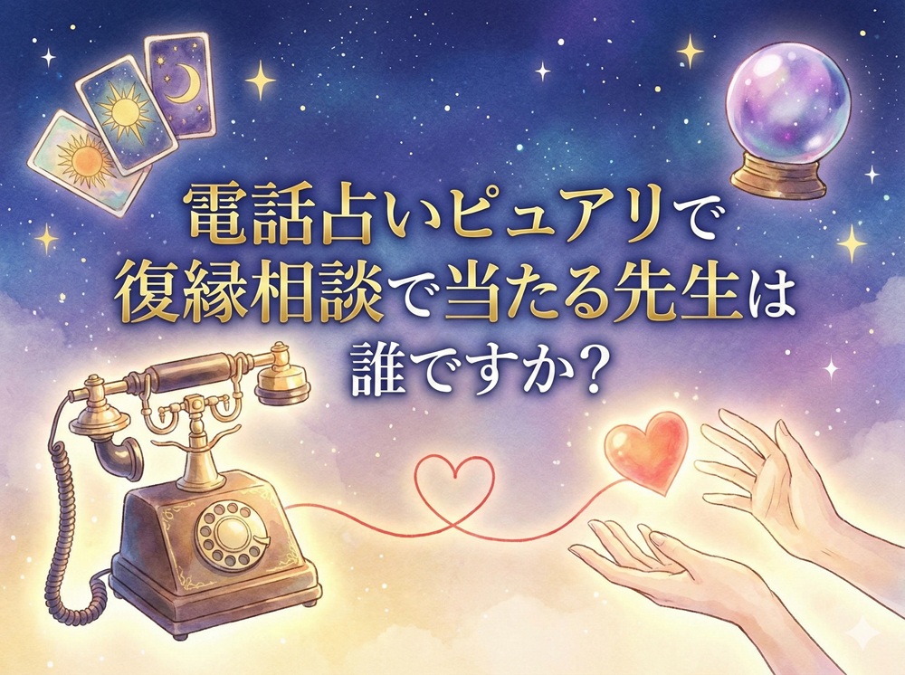 ピュアリで復縁相談で当たる先生は誰ですか？