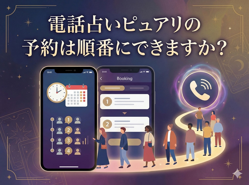 ピュアリの予約は順番にできますか？