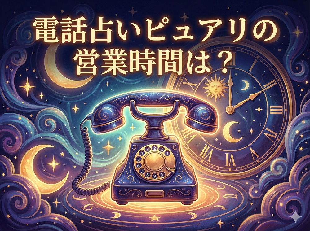 電話占いピュアリの営業時間は？