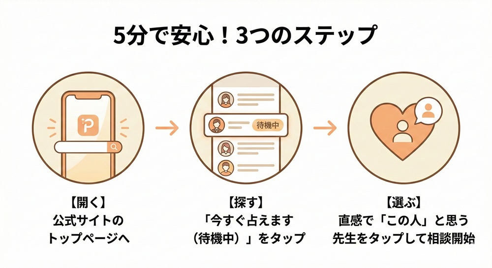 電話占いピュアリの営業時間は？