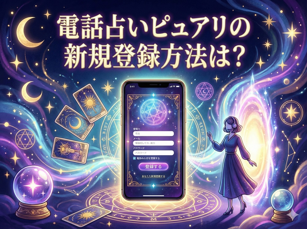 ピュアリの新規登録方法は？