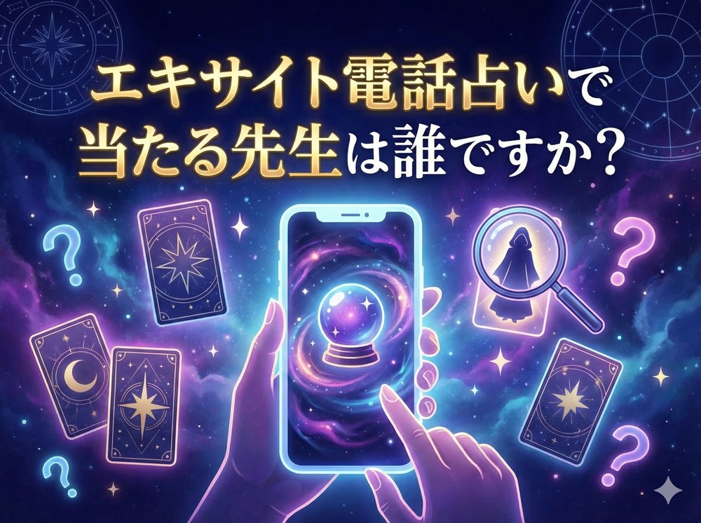 エキサイト電話占いで当たる先生は誰ですか？