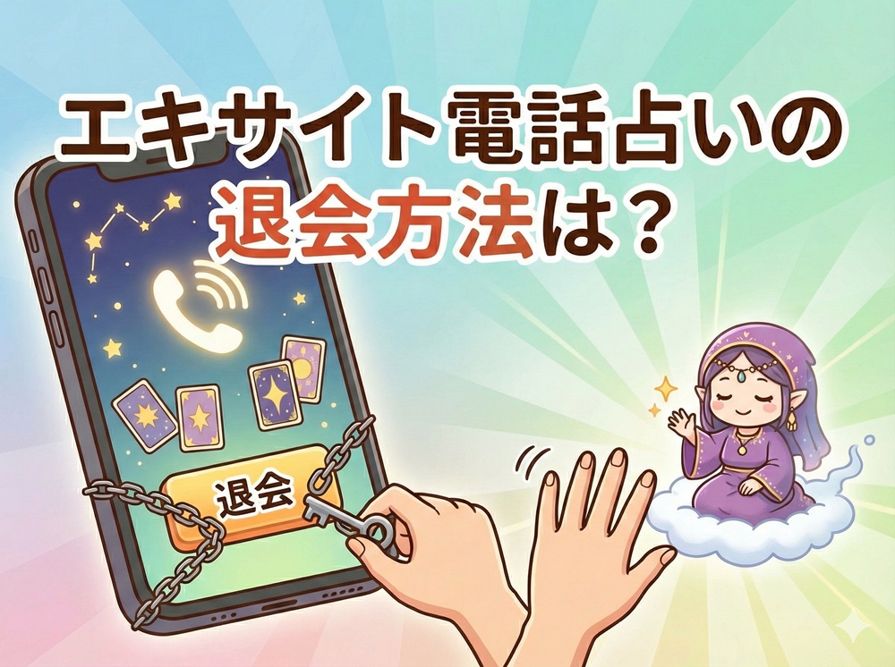 エキサイト電話占いの退会方法は？