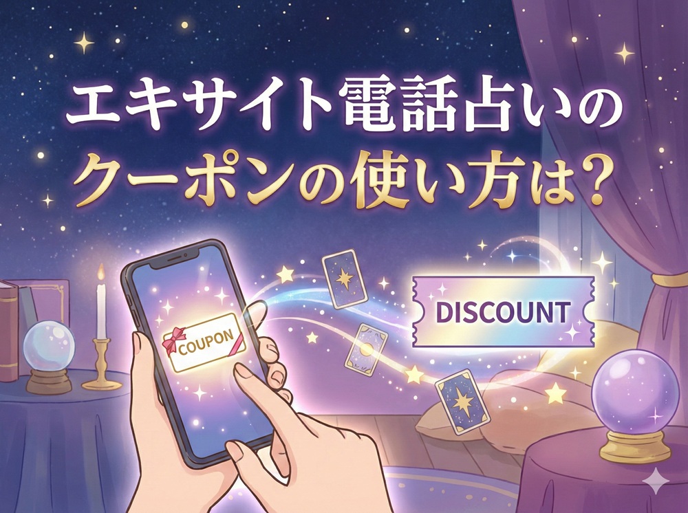 エキサイト電話占いのクーポンの使い方は？