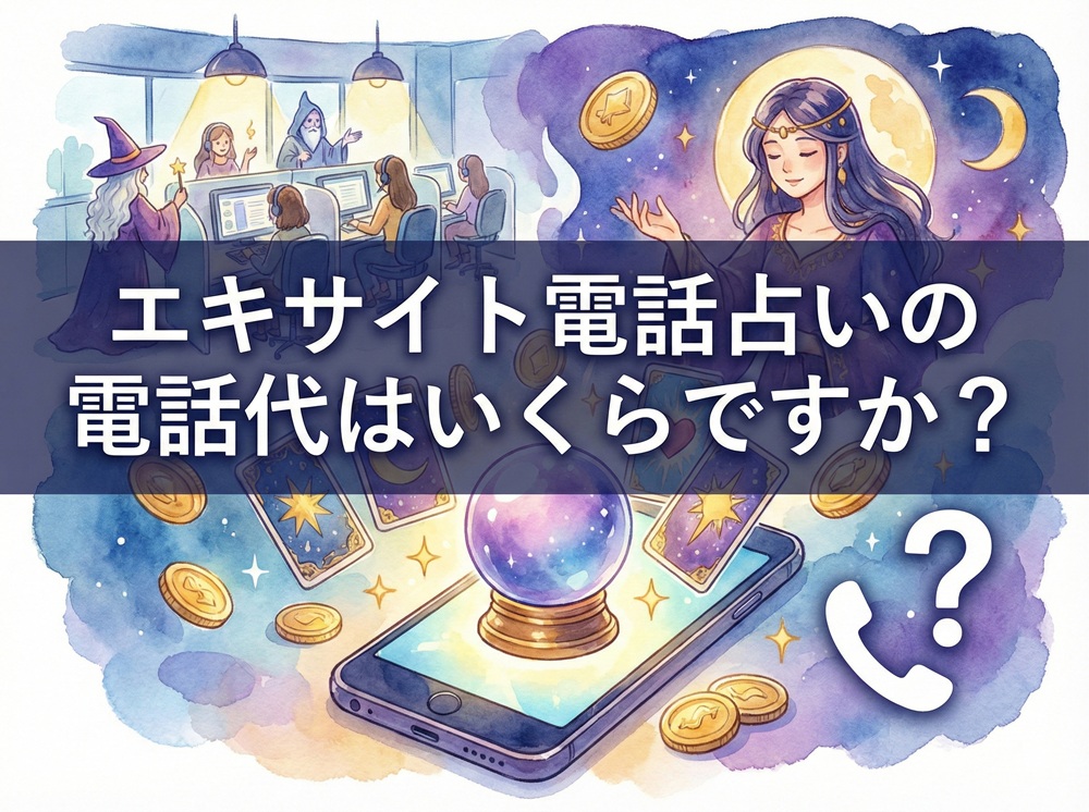 エキサイト電話占いの電話代はいくらですか？