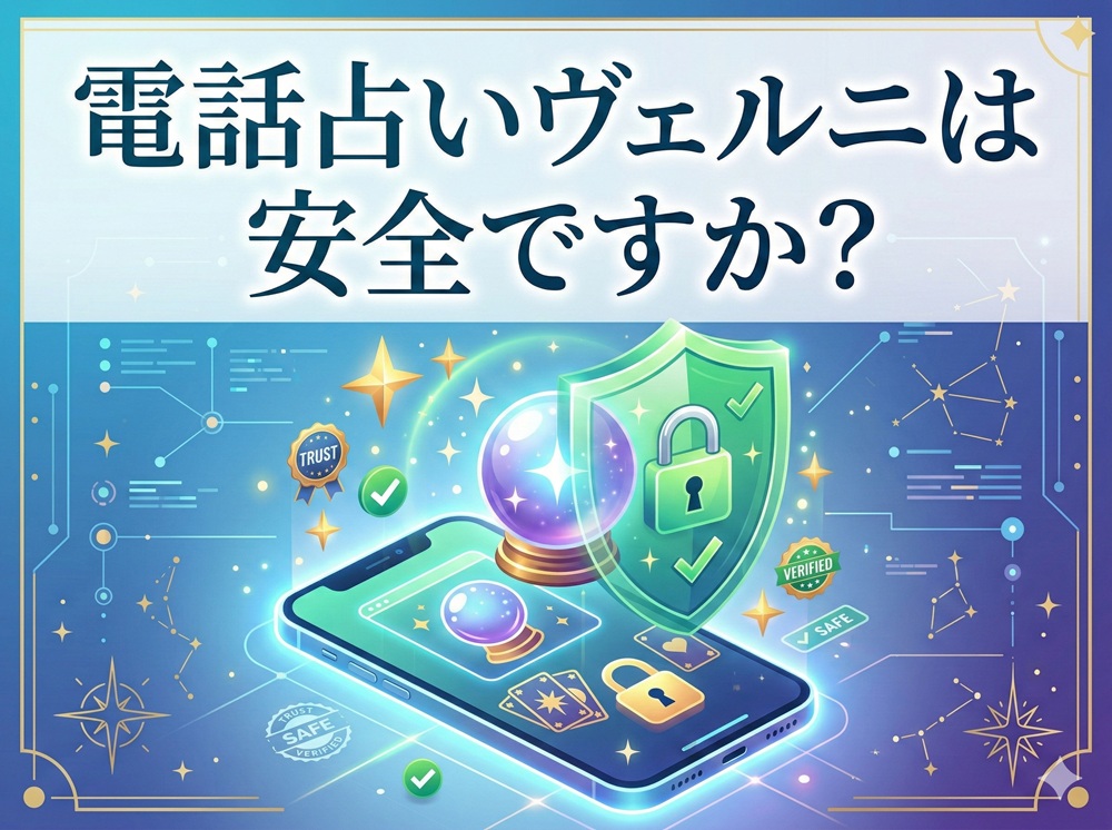 電話占いヴェルニは安全ですか？