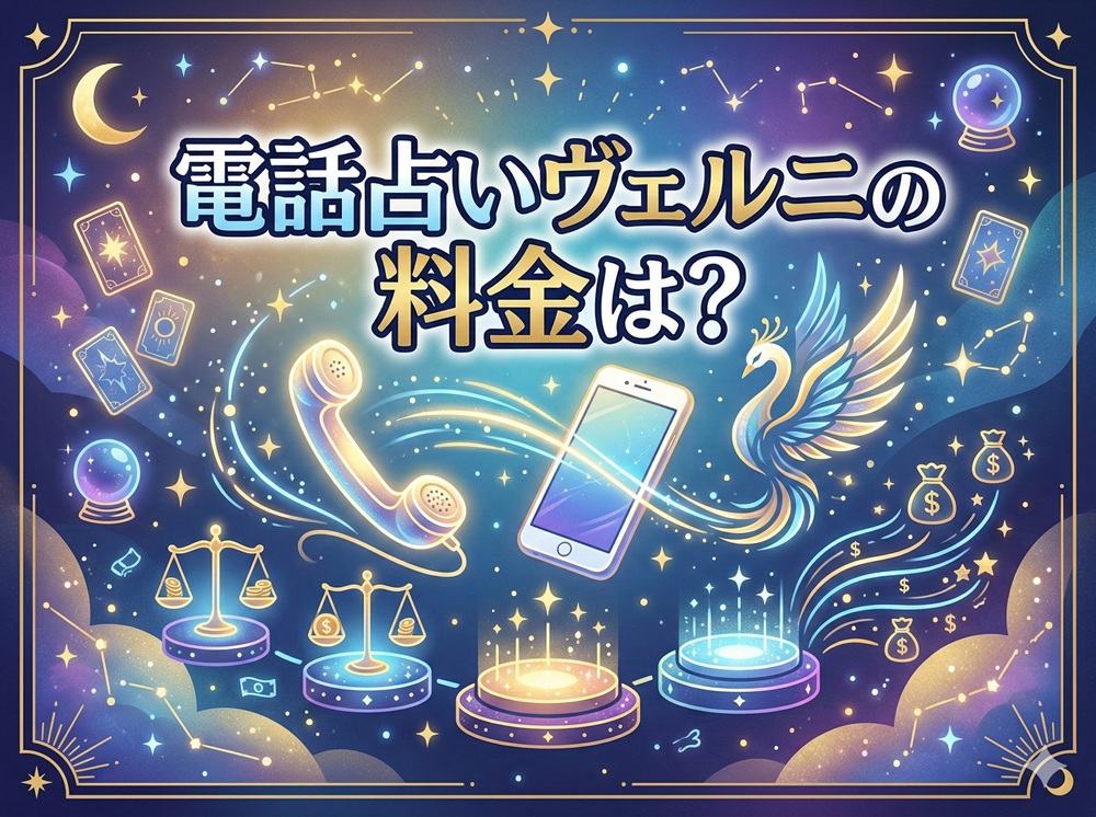 電話占いヴェルニの料金は？