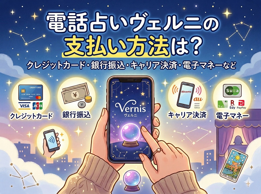 ヴェルニの支払い方法は？