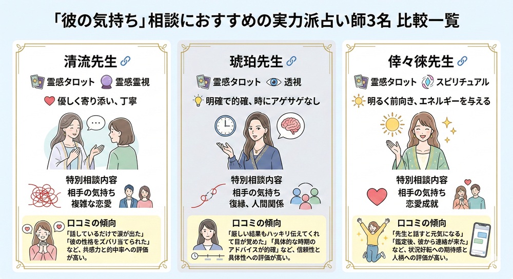 ヴェルニでおすすめの占い師は？