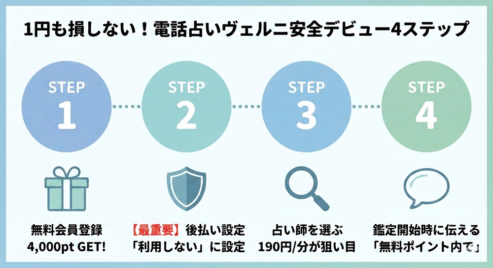 ヴェルニの無料ポイントは？