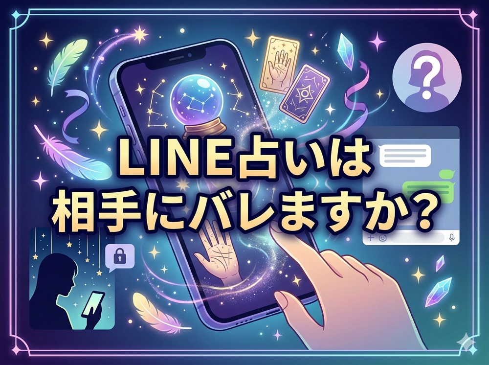 ライン占いは相手にバレますか？