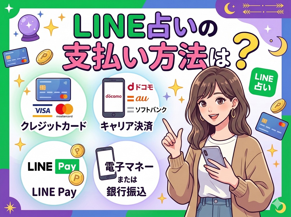 LINE占いの支払い方法は？