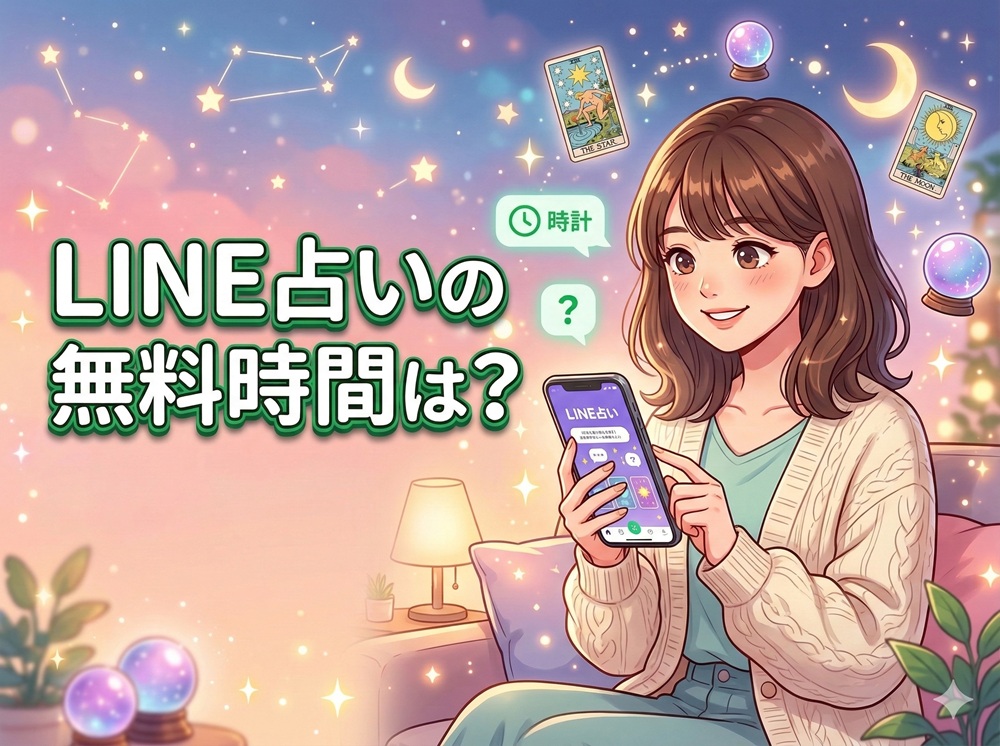LINE占いの無料時間は？
