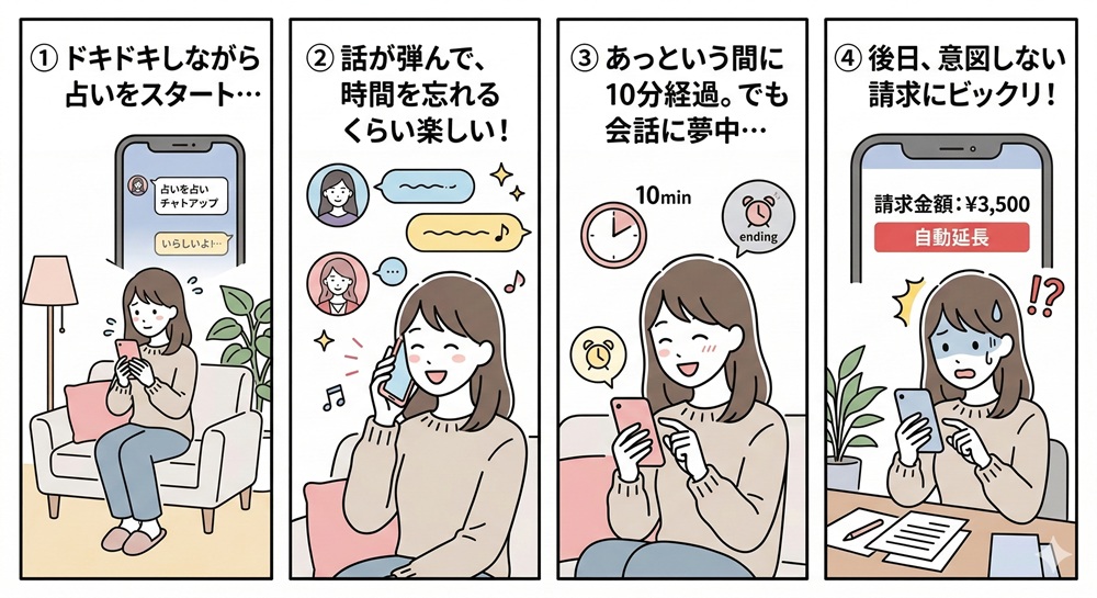 LINE占いの無料時間は？