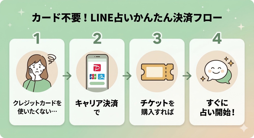 ライン占いは後払いできますか？