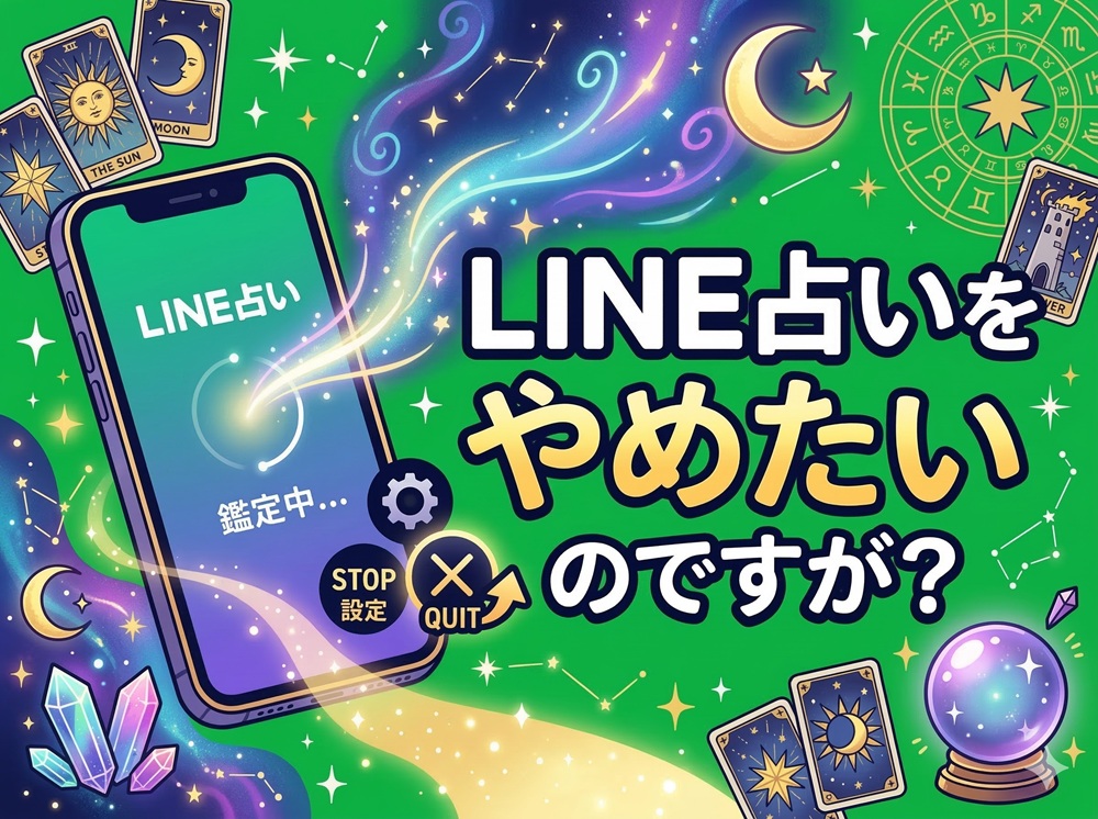 LINE占いをやめたいのですが？