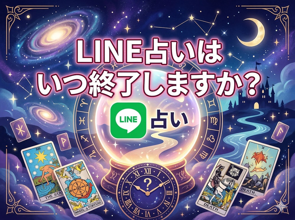 LINE占いはいつ終了しますか？