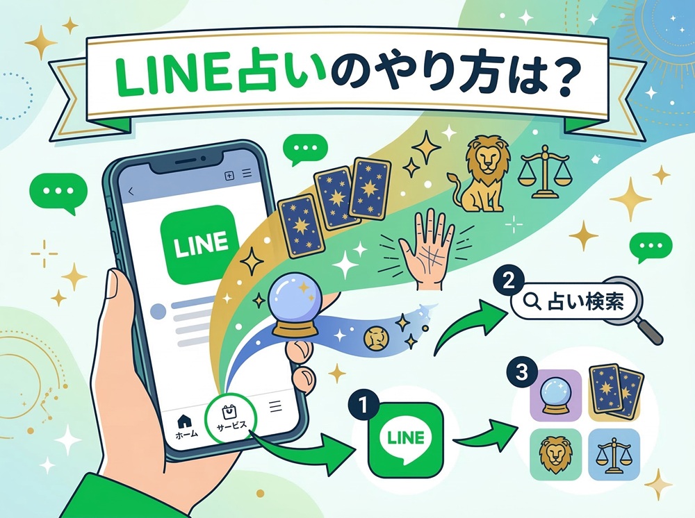 LINE占いのやり方は？