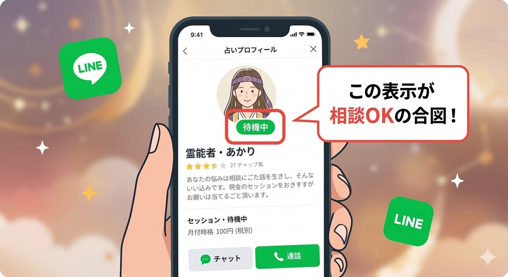 LINE占いのやり方は？