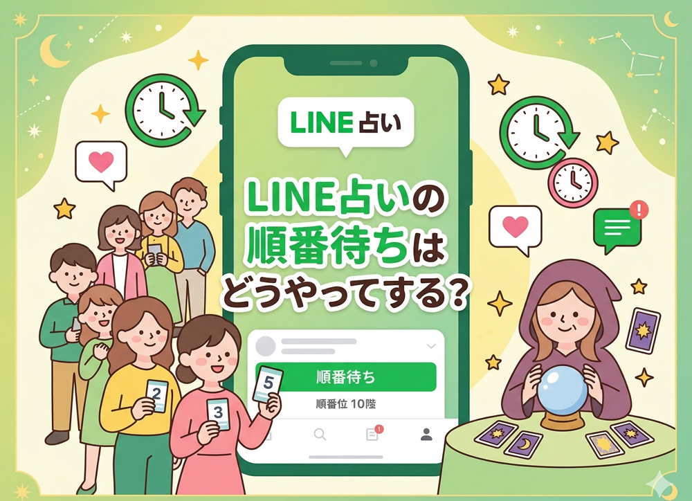 LINE占いの順番待ちはどうやってする？