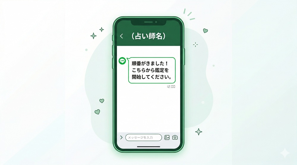 LINE占いの順番待ちはどうやってする？