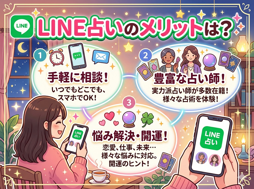 LINE占いのメリットは？
