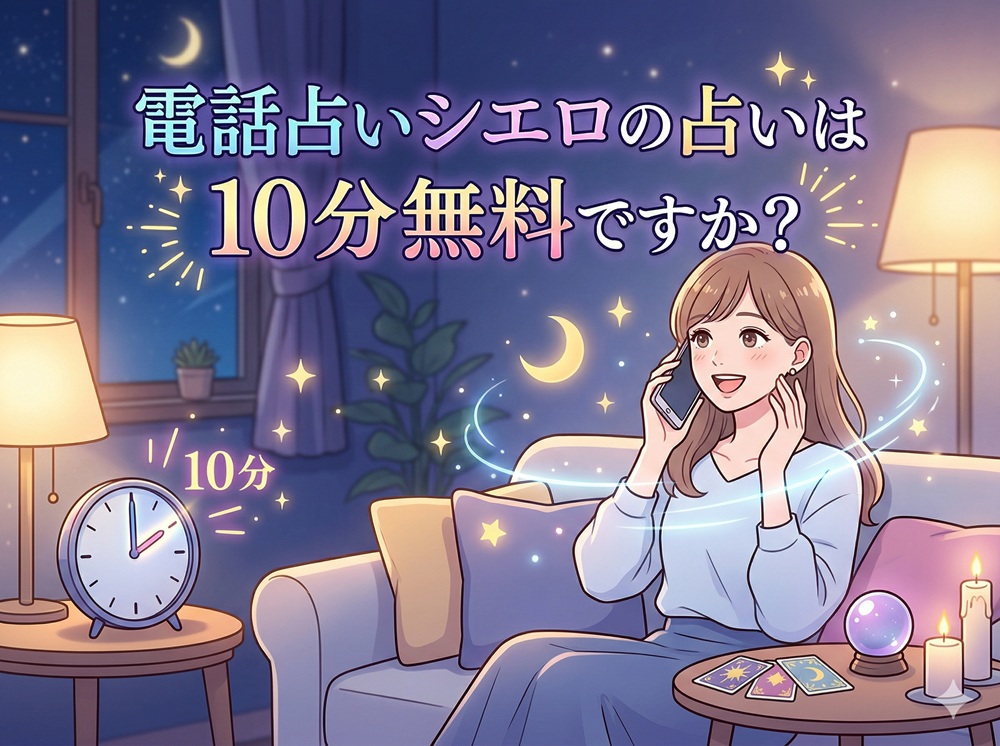 シエロの占いは10分無料ですか？